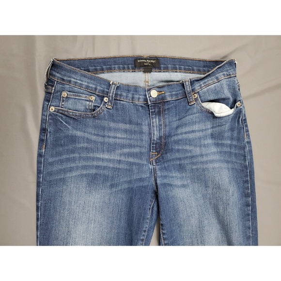 Banana Republic Skinny Fit Medium Wash Jeans Women Size 30 10 Stretch - Picture 2 of 11